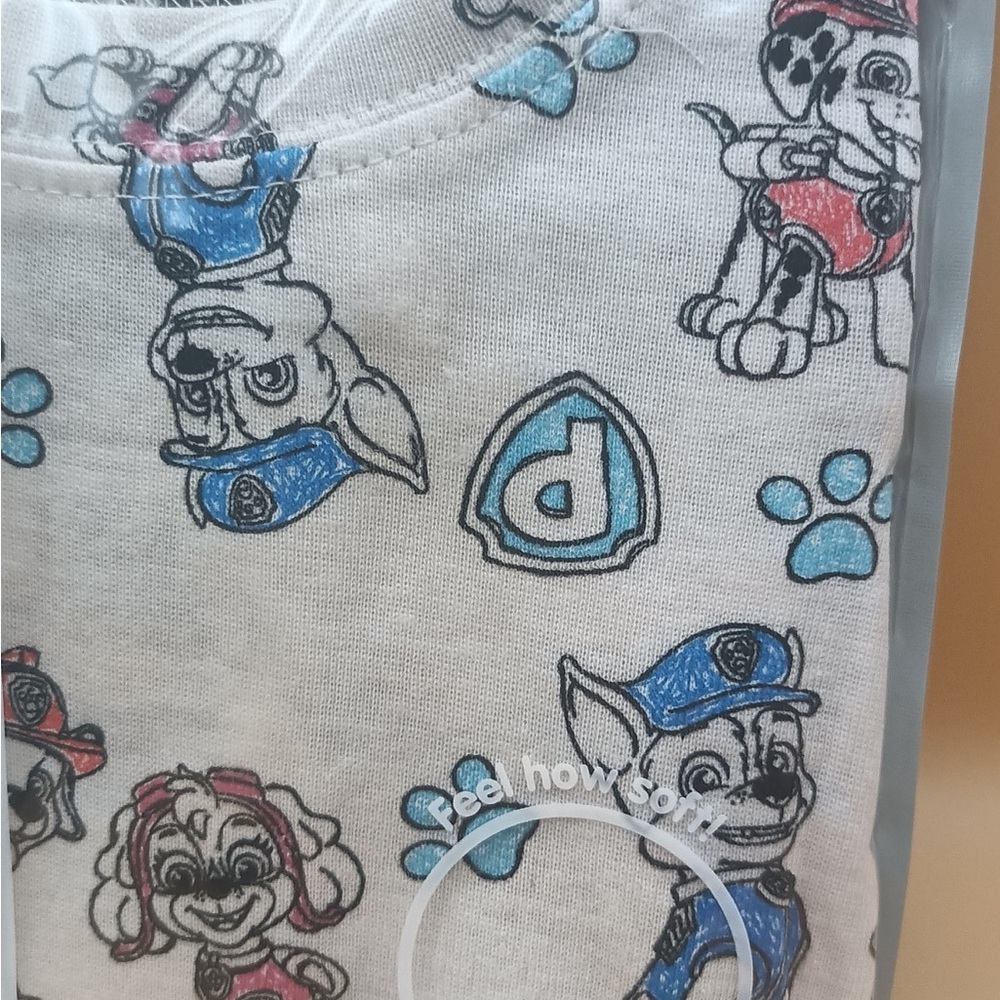 Paw Patrol 12 month 2 piece  Pajama Set - Gray and Blue - Picture 2 of 4